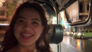 Ivey Thai Teen @ xx yo - Riding in a Tuk Tuk when I was  (no sex)