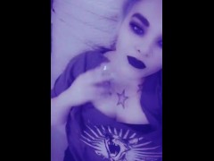 Just looking and feeling sexy while smoking