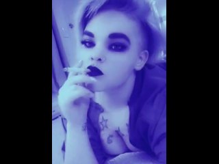 Just looking and feeling sexy while smoking