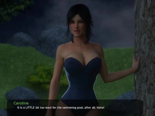 Город Милфи [v0.6e] Часть 92 Лунный свет и Кэролайн от LoveSkySan69