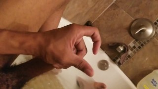 ME Time, Light finish, cumming in the tub