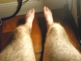 Touching my Hairy Legs