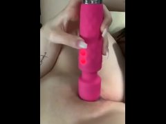 playing with my wet pussy