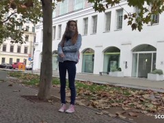 Video GERMAN SCOUT - SKINNY TEEN FUCK TO EYE ROLLING ORGASM AT PICK UP CASTING