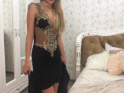 Preview 1 of long dress fantesy and doggy style fuck