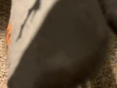 Teen girl socks up close foot fetish 