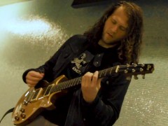 Handsome man has sex with mature guitar