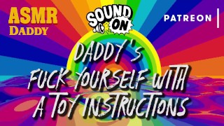 Instruções De Áudio Papai Foda-Se Com Seu Brinquedo