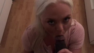 Snowbunny Has A Thing For Sucking On That Black Dick