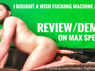 I Bought a WISH Fucking Machine And... (Review/Demo) first Time using One!