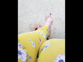 Barefoot at the Bus Stop