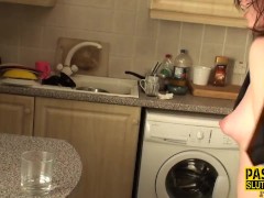 Bound submissive whipped and fucked hard