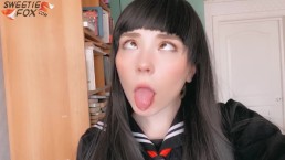 俄国少女的黑发jk角色扮演