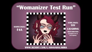 Womanizer Test Run