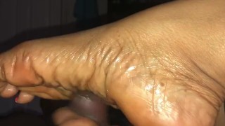 His Enjoyment Of Sexy Wrinkle Soles Makes Him Burst