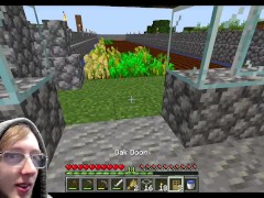 MINECRAFT - SINGLEPLAYER SURVIVAL (PART 2) | MOB BARRAGE!