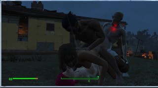 Fallout 4 Sex Mod Vierer-Sex-Pornospiele Für Erwachsene