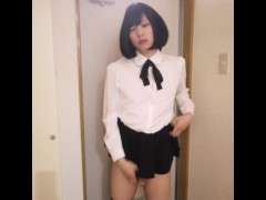 玄関で女装してオナニー - Screenshot 6 of 16 - Japasene