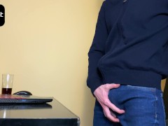 Video Hot Guy Masturbating In His Office - Dirty Talk And Moan Until Cum - 4K