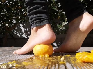 Bursting Orange to Satisfy_Your FootFetish