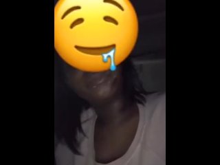 Playin with cum in my mouth 