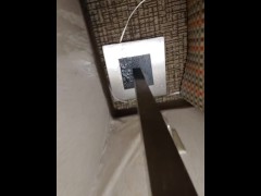 Morning piss in the corner