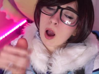 ahegao, point of view, smile, glasses