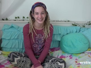 Hairy Hippie ChickPlaying toOrgasm
