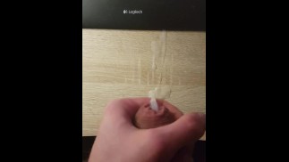 Cumming after a week of abstinence - good times