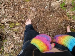 Standing Outdoor Piss In The_Same Jeans As_Earlier
