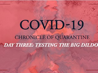 COVID-19: Chronicle of Quarantine | Day 3 - Testing the Big Dildo