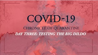 COVIID-19:クロニクルの検疫/3日目-大きなディルドのテスト