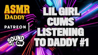 Ragazza birichina sborra ovunque ascoltando ASMR Daddy (Audio) #1