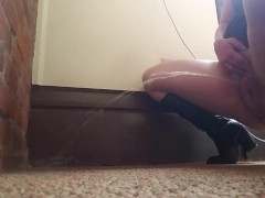 Pissing on the carpet with my coworker in the next room 