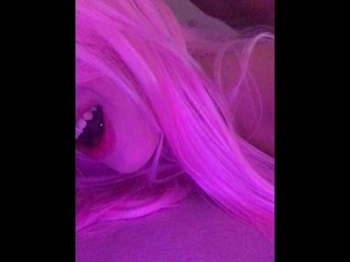 Pink Hair Stepsister Gets Dick in Pussy