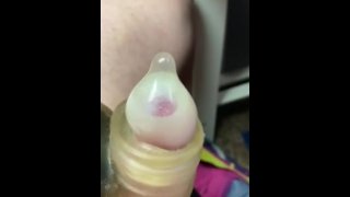 Used condom Thunderstick Cum