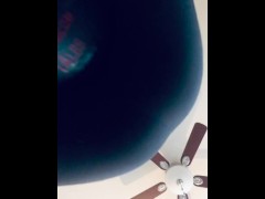 Summer Love works out in tight yoga pants