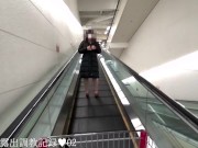 Preview 5 of Emiri  Public nudity at store  & Pissing in public place