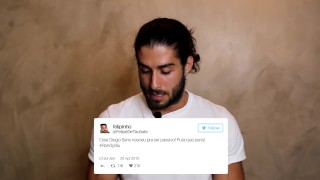 Diego Sans Mluvící Portugalština Reagující Na Tweety Thirsty Poe Na Roda