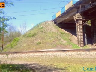Stranger cum in me under the bridge