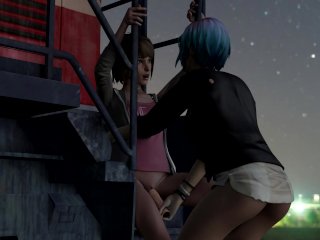 Max And Cloe Sneaky Sex At Abandonded Train Yard ■ Life Is Strange