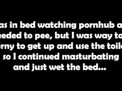 Video I totally peed my panties using a vibrator and watching some pornhub ;)