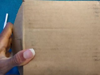 ASMR Teen Single Hand Unboxing of Stayhomehub Mug PornhubApparel StoreCup