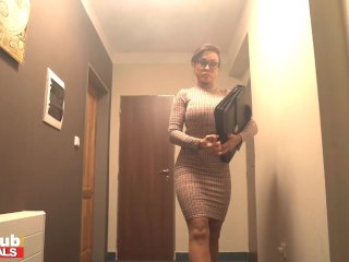 FAKE FAMILY 18 Teen Step-sister creampie caught by MILF teacher at college screenshot number 0