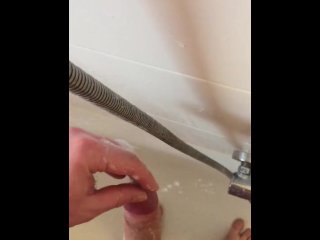 solo male, verified amateurs, beim duschen, masturbation