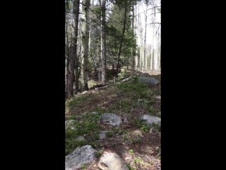 My Fingers Get Juicy with Pussy Cum on the Hiking trail