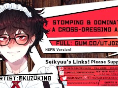 [BDSM (Dom) ASMR] Stomping on Crossdressing BF's COCK! PERSONA 5!