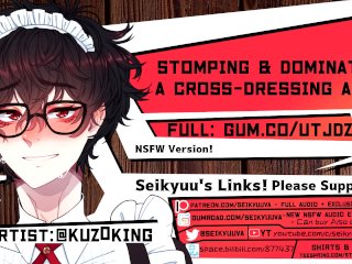[BDSM (Dom) ASMR] Stomping_on Crossdressing BF's_COCK! PERSONA 5!