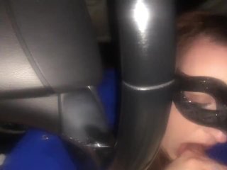 Late night drive for a blow job