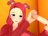 Sex with girl with animal ears 3D HENTAI